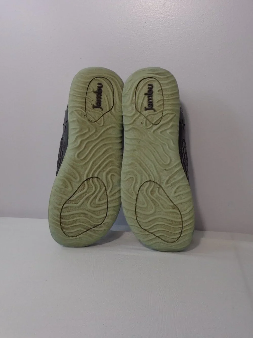 Jambu Women's‎ Sunset Vegan Sneakers Casual Water Ready Charcoal Mint Size 8M